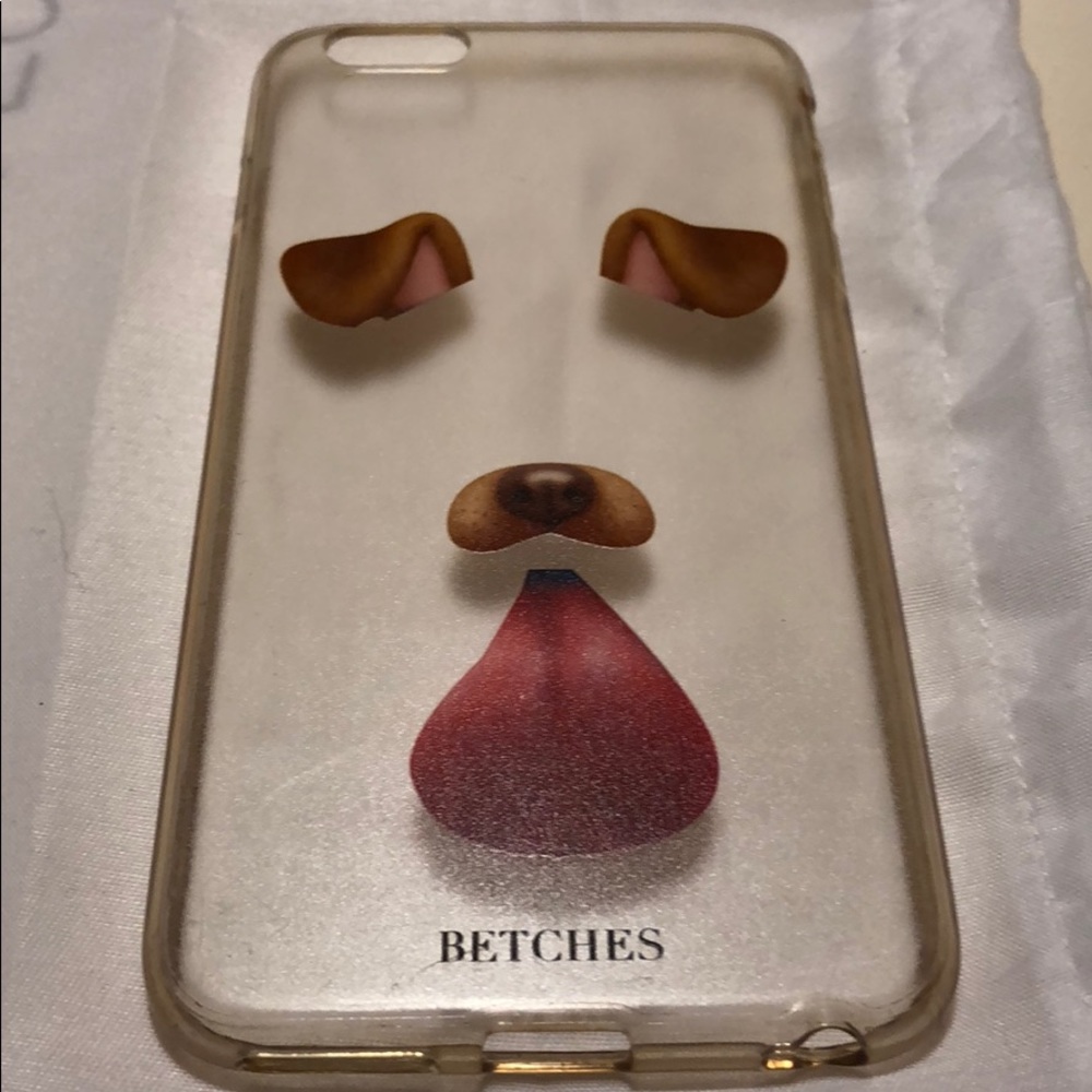 Dog effect snapchat phone case